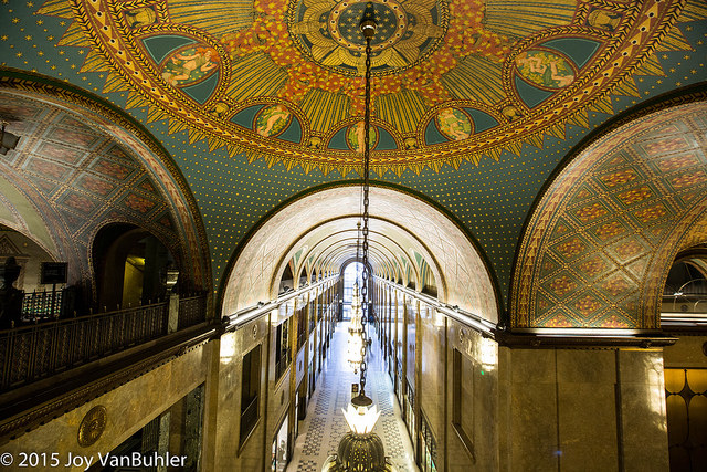 The Fisher Building's arcade.