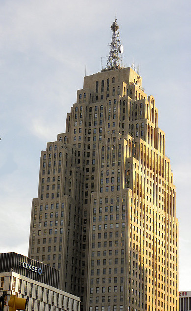 The Penobscot Building.