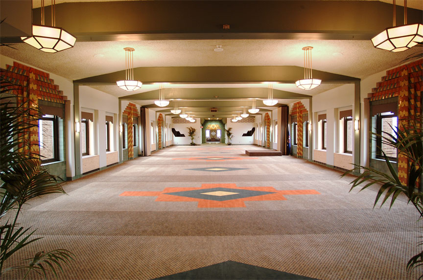 The Guardian Building's banquet hall.