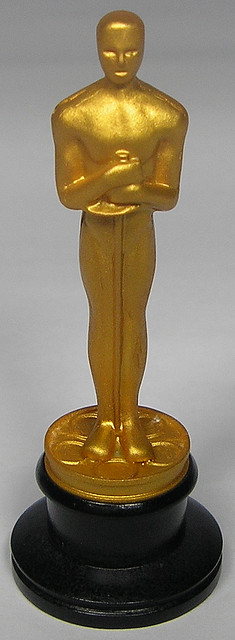 Oscar statue.